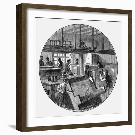 Case and Fitting Department, Chappell and Company's Piano Works, Belmont Street, Chalk, London-null-Framed Giclee Print