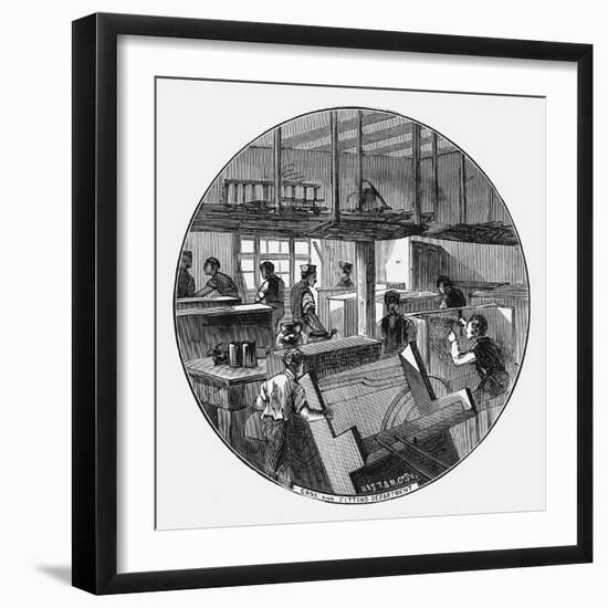 Case and Fitting Department, Chappell and Company's Piano Works, Belmont Street, Chalk, London-null-Framed Giclee Print