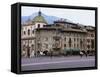 Case Cazuffi-Rella, in Piazza Duomo, Trento, Trentino, Italy-Michael Newton-Framed Stretched Canvas