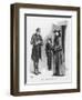 Case of Identity Holmes Receives a Visit from Mary Sutherland-Sidney Paget-Framed Art Print