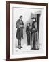 Case of Identity Holmes Receives a Visit from Mary Sutherland-Sidney Paget-Framed Art Print