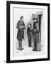 Case of Identity Holmes Receives a Visit from Mary Sutherland-Sidney Paget-Framed Art Print