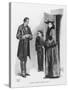 Case of Identity Holmes Receives a Visit from Mary Sutherland-Sidney Paget-Stretched Canvas