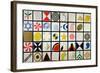 Casellario 40 Elementi, 1974-Lucio Del Pezzo-Framed Giclee Print