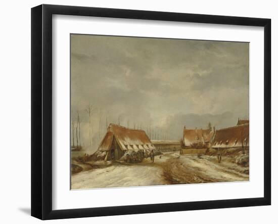 Casemates of Naarden-Pieter Gerardus van Os-Framed Art Print