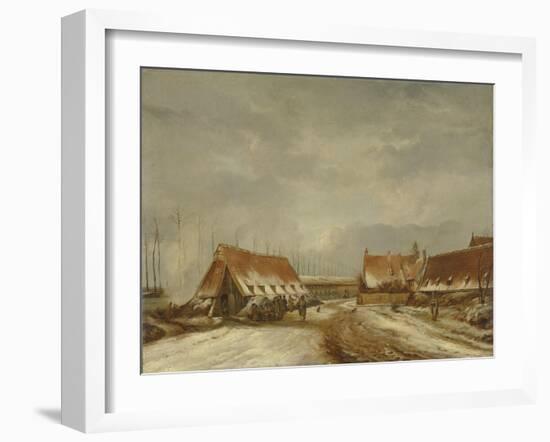 Casemates of Naarden-Pieter Gerardus van Os-Framed Art Print