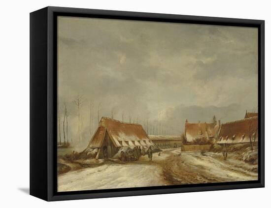 Casemates of Naarden-Pieter Gerardus van Os-Framed Stretched Canvas