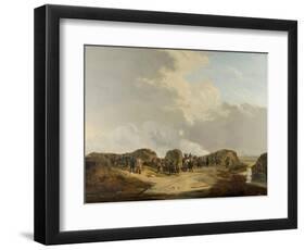 Casemates Outside of Naarden During the Siege-Pieter Gerardus van Os-Framed Art Print