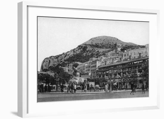 Casemates Square, Gibraltar, Early 20th Century-VB Cumbo-Framed Giclee Print