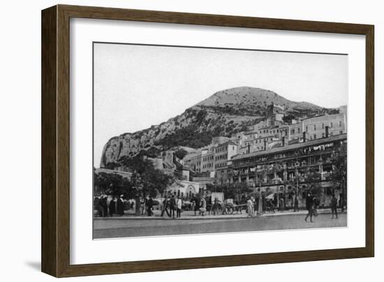 Casemates Square, Gibraltar, Early 20th Century-VB Cumbo-Framed Giclee Print