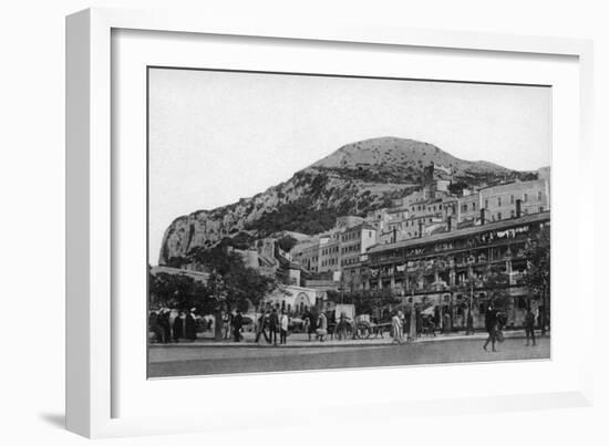 Casemates Square, Gibraltar, Early 20th Century-VB Cumbo-Framed Giclee Print