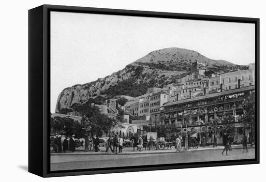 Casemates Square, Gibraltar, Early 20th Century-VB Cumbo-Framed Stretched Canvas