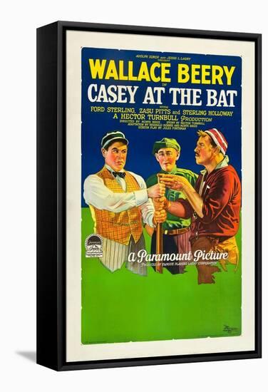 Casey At The Bat, Wallace Beery, 1927-null-Framed Stretched Canvas