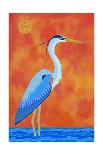 Blue Heron-Casey Craig-Art Print