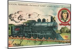 Casey Jones, Jackson, Tennessee-null-Mounted Art Print