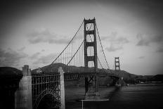 Golden Gate Bridge B&W-caseyandjoanna-Photographic Print