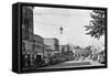 Cashmere, Washington Main Street View Photograph - Cashmere, WA-Lantern Press-Framed Stretched Canvas