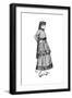 Cashmere Woman's Fashion with a Silk Border, 1915-null-Framed Giclee Print