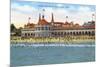 Casino and Beach, Santa Cruz, California-null-Mounted Premium Giclee Print