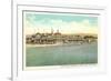 Casino and Beach, Santa Cruz-null-Framed Premium Giclee Print