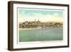 Casino and Beach, Santa Cruz-null-Framed Art Print