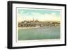 Casino and Beach, Santa Cruz-null-Framed Art Print