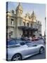 Casino and Ferrari, Monte Carlo, Monaco, Europe-Miller John-Stretched Canvas