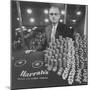 Casino and Night Club Owner William Harrah at Table-Nat Farbman-Mounted Premium Photographic Print