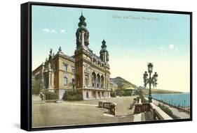 Casino and Theater, Monte Carlo-null-Framed Stretched Canvas