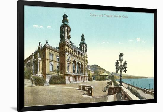 Casino and Theater, Monte Carlo-null-Framed Art Print