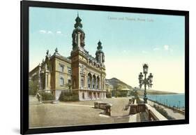 Casino and Theater, Monte Carlo-null-Framed Art Print