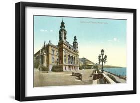 Casino and Theater, Monte Carlo-null-Framed Art Print