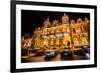 Casino at Night, Monaco, Europe-Laura Grier-Framed Photographic Print