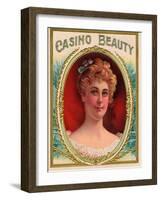 Casino Beauty-Art Of The Cigar-Framed Giclee Print