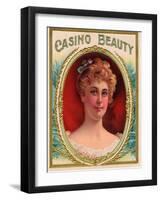 Casino Beauty-Art Of The Cigar-Framed Giclee Print