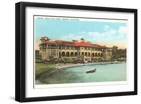 Casino, Belle Isle, Detroit, Michigan-null-Framed Art Print