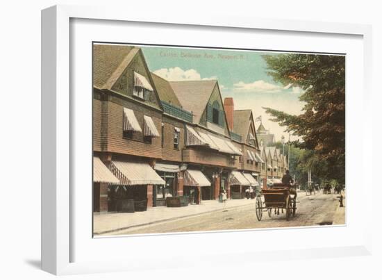 Casino, Bellevue Avenue, Newport, Rhode Island-null-Framed Art Print