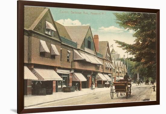 Casino, Bellevue Avenue, Newport, Rhode Island-null-Framed Art Print