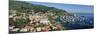 Casino Building and Avalon Harbor, Avalon, Catalina Island, California-null-Mounted Photographic Print