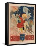 Casino De Enghien-Jules Chéret-Framed Stretched Canvas
