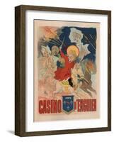 Casino De Enghien-Jules Chéret-Framed Art Print