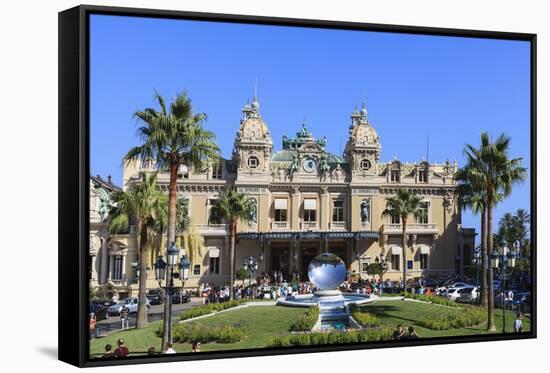 Casino De Monte-Carlo, Monte-Carlo, Monaco, Europe-Amanda Hall-Framed Stretched Canvas