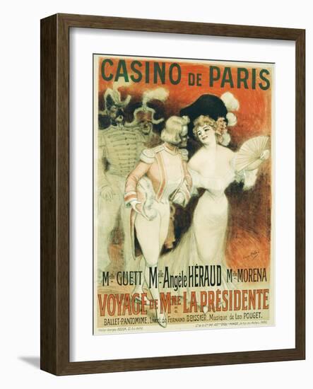 Casino De Paris Poster-Georges Redon-Framed Giclee Print