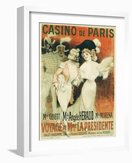 Casino De Paris Poster-Georges Redon-Framed Giclee Print