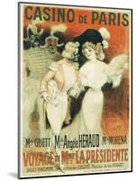 Casino De Paris Poster-Georges Redon-Mounted Giclee Print