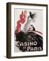 Casino de Paris Red and Black-null-Framed Giclee Print