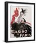 Casino de Paris Red and Black-null-Framed Giclee Print