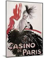 Casino de Paris Red and Black-null-Mounted Giclee Print