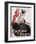 Casino de Paris Red and Black-null-Framed Giclee Print