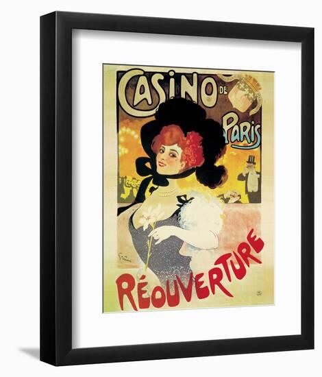 Casino de Paris, Reouverture-null-Framed Art Print